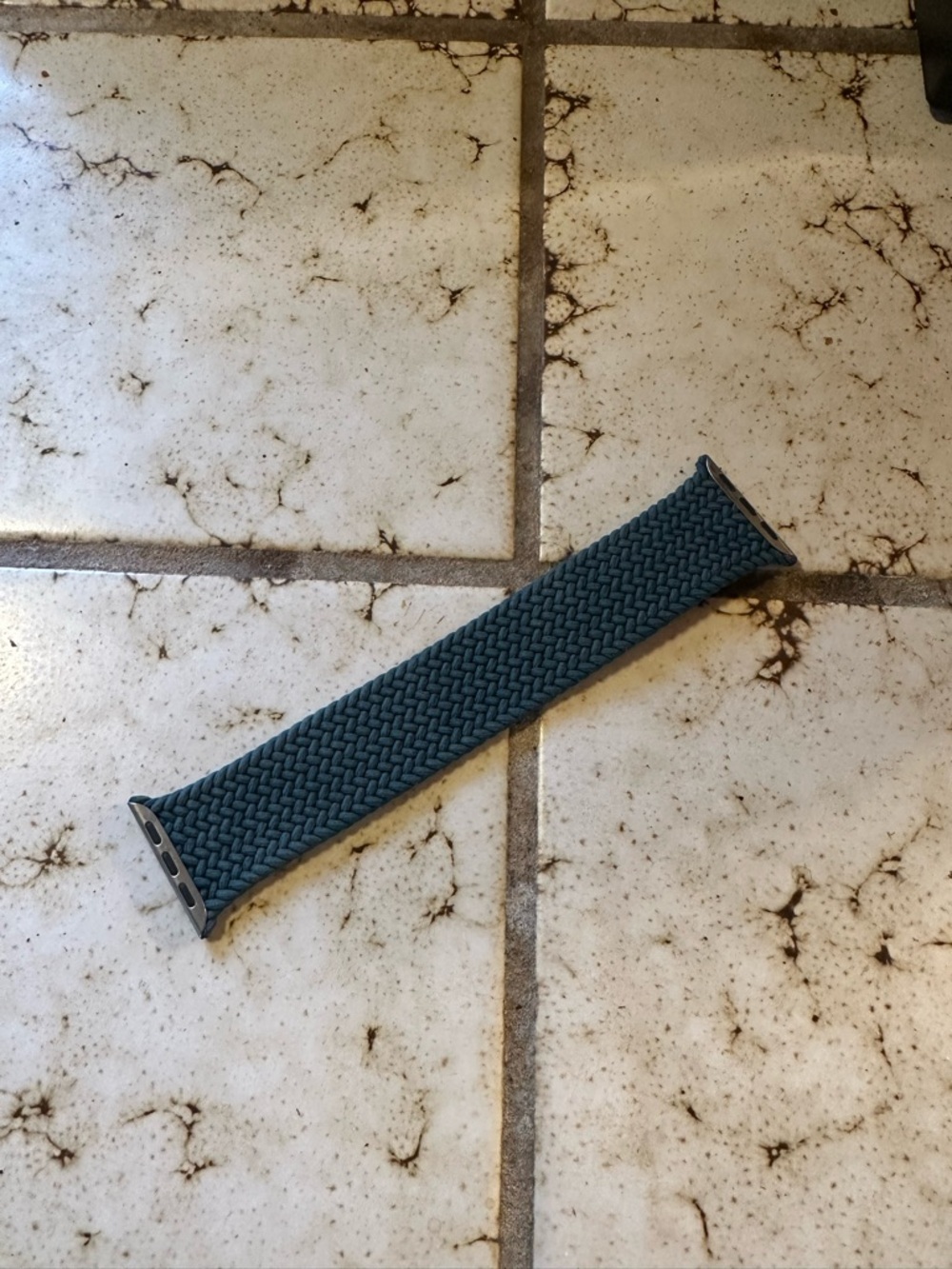 Genuine Apple Watch Braided Solo Loop - Rainforest Color - Size 6